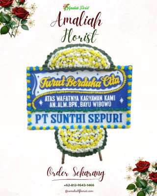 Papan Bunga Duka di Pemurus Baru