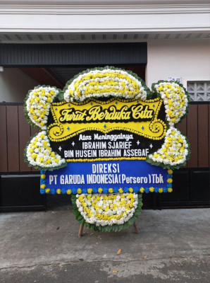 Papan Bunga Duka di Pemurus Baru