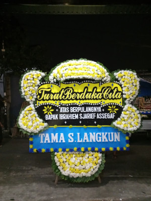 Papan Bunga Duka di Pemurus Baru