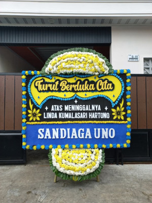 Papan Bunga Duka di Pemurus Baru