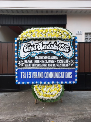 Papan Bunga Duka di Pemurus Baru